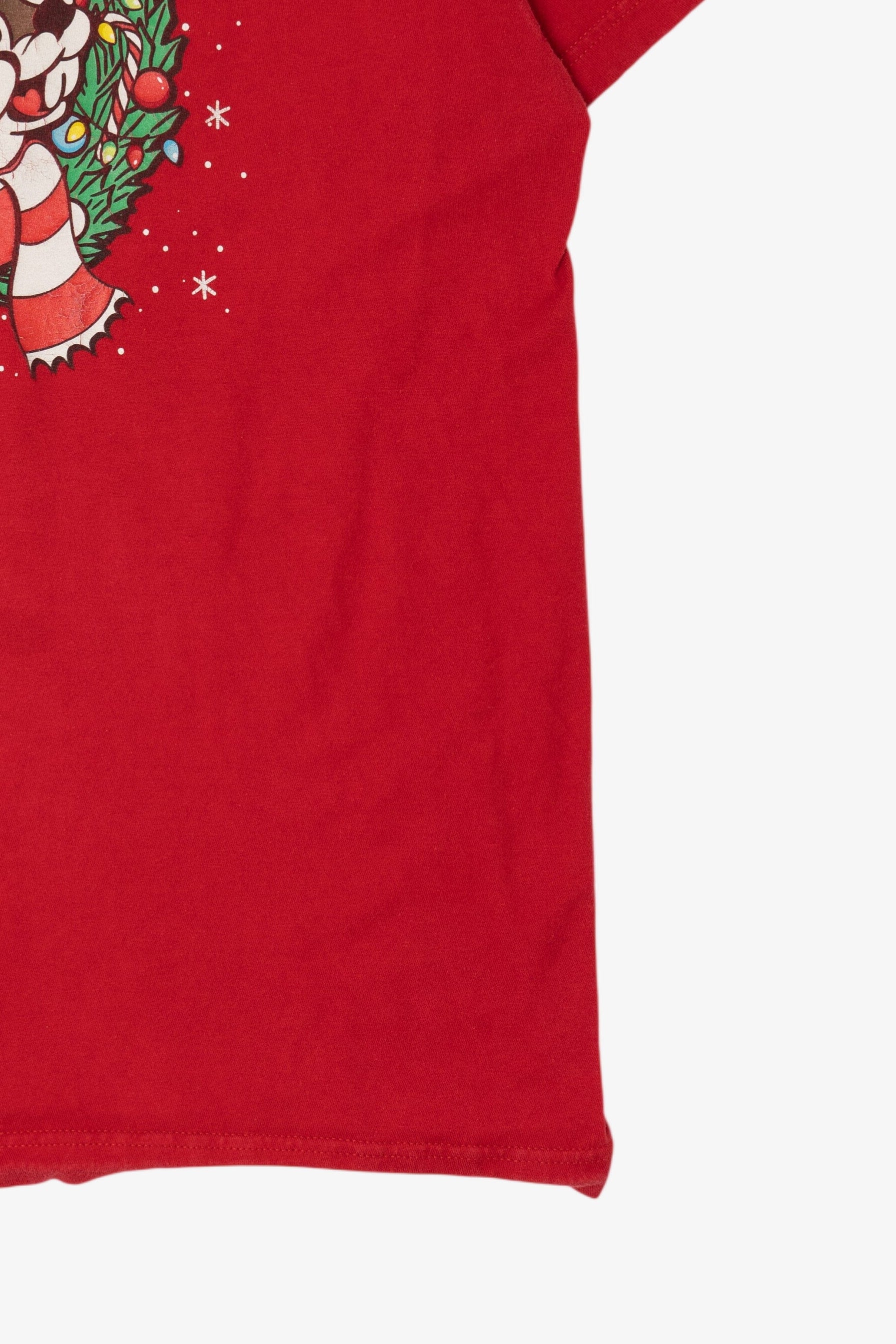 Red Buc-ee's Christmas "Never Calm Always Bright" T-Shirt (2020s)