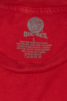 Red Buc-ee's Christmas "Never Calm Always Bright" T-Shirt (2020s)