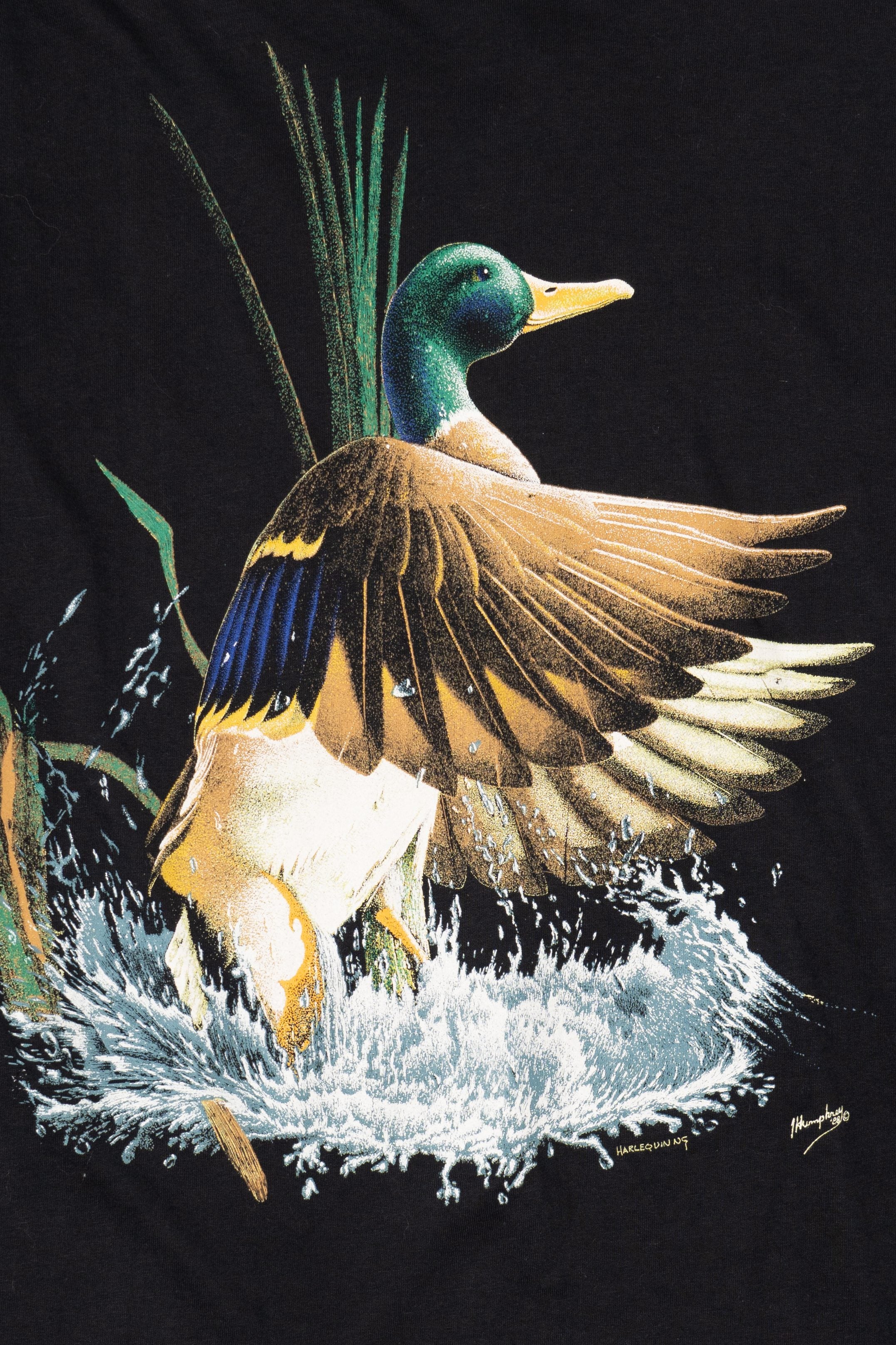 Vintage Mallard Duck Single Stitch T-Shirt (1990s)