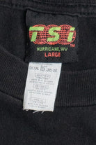 Vintage Distressed "Trick Or Treat?" Witchy Cat Halloween T-Shirt (1990s)