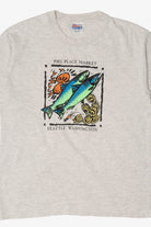 Vintage Light Gray "Pike Place Market" Seattle Washington T-Shirt (1990s)