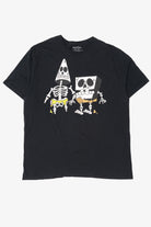 Spongebob Squarepants And Patrick Skeletons T-Shirt (2020s)
