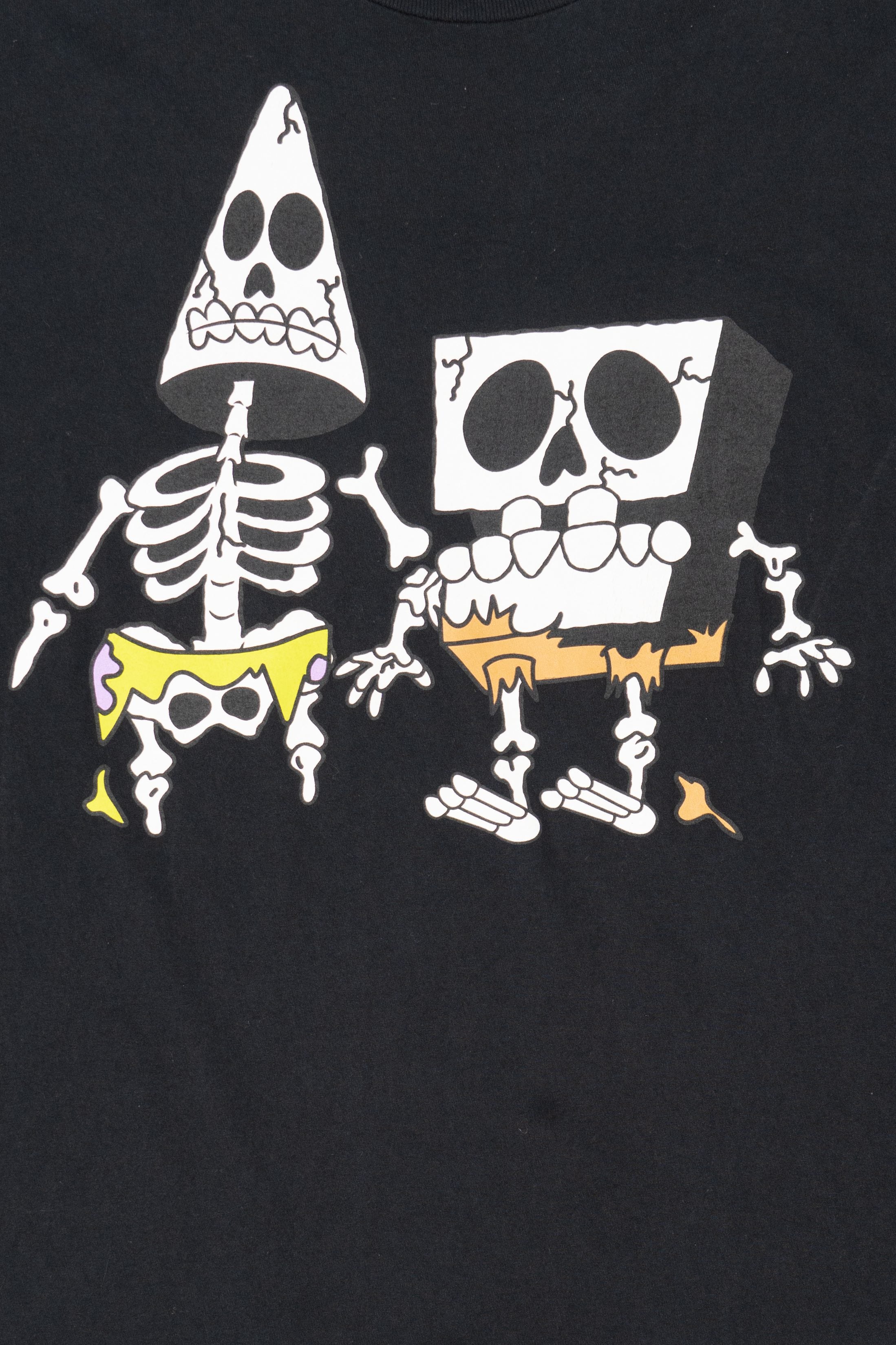 Spongebob Squarepants And Patrick Skeletons T-Shirt (2020s)