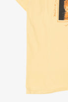 Vintage Yellow "The Love Of An Old Cat" Single Stitch T-Shirt (1990s)