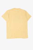 Vintage Yellow "The Love Of An Old Cat" Single Stitch T-Shirt (1990s)
