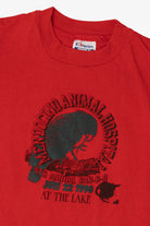 Vintage Red Mendocino Animal Hospital Single Stitch T-Shirt (1990s)