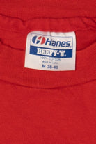 Vintage Red Mendocino Animal Hospital Single Stitch T-Shirt (1990s)