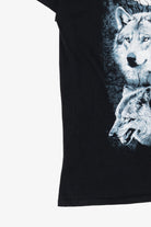 Wolves Howling At The Moon Black T-Shirt (2000s)