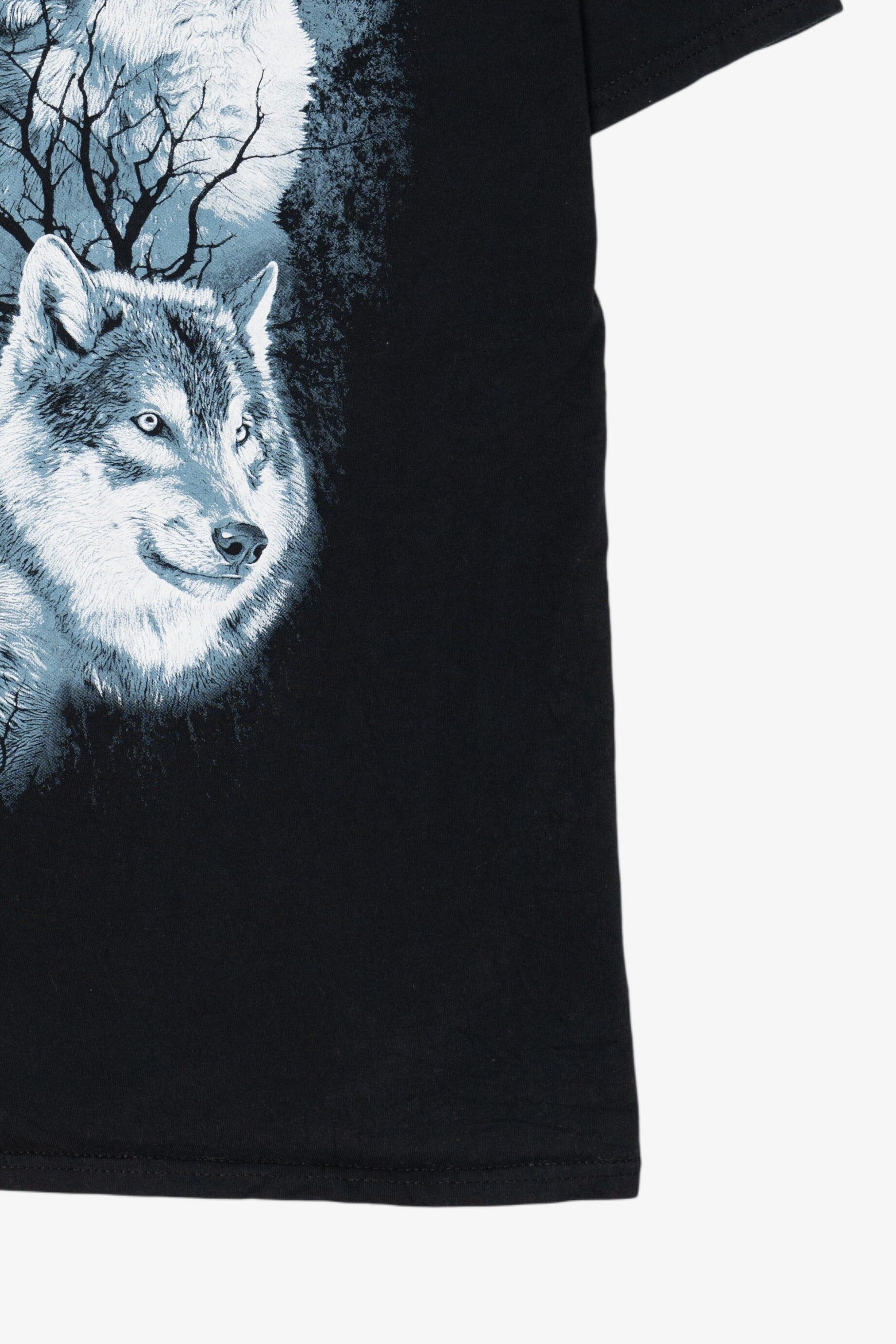 Wolves Howling At The Moon Black T-Shirt (2000s)