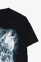 Wolves Howling At The Moon Black T-Shirt (2000s)