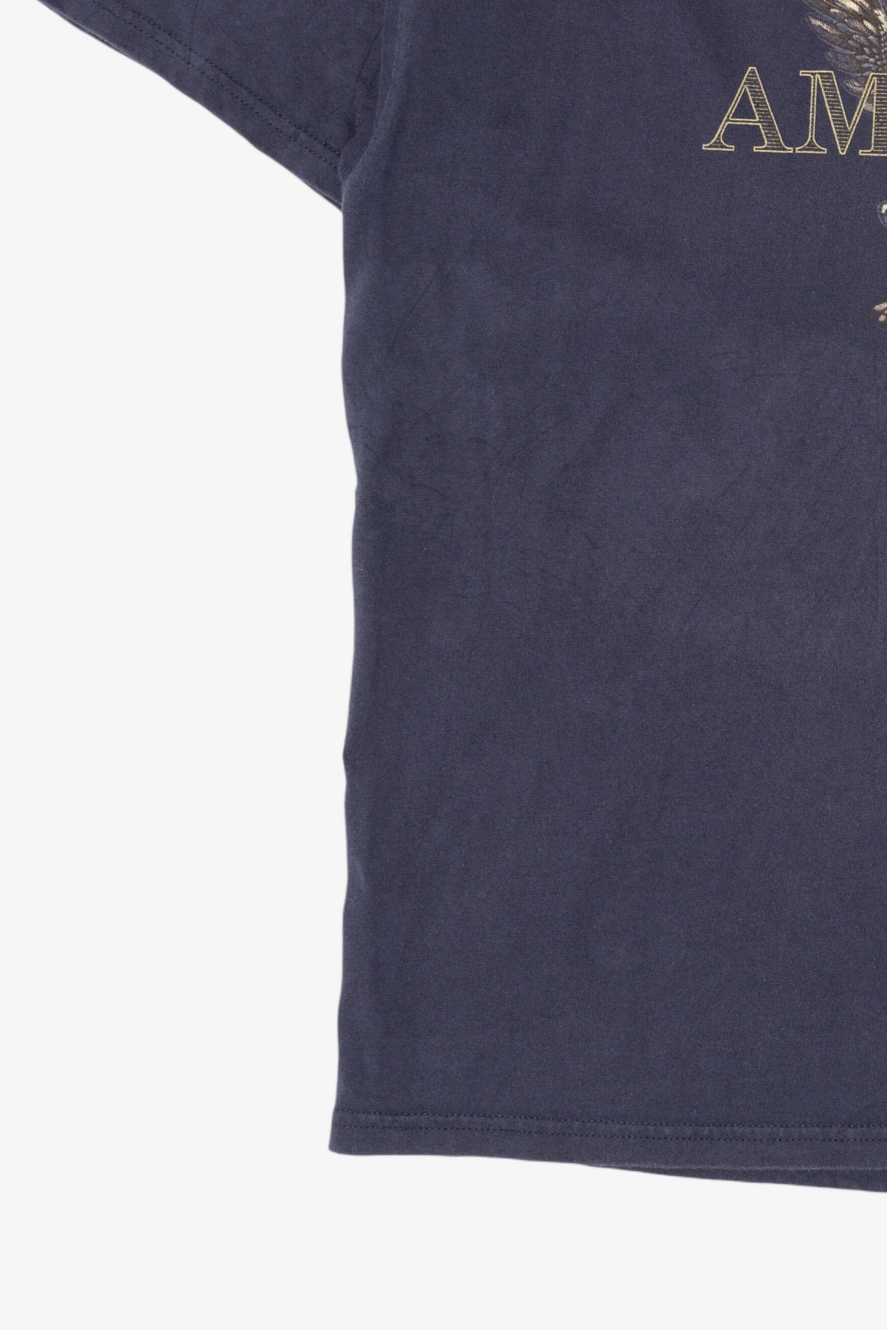 Vintage Navy Blue "America" Bald Eagle T-Shirt (1990s)
