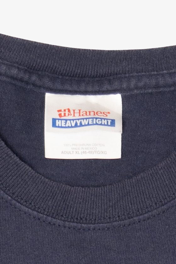 Vintage Navy Blue "America" Bald Eagle T-Shirt (1990s)