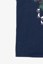 Vintage Navy Blue Wolf And Bears T-Shirt (1990s)
