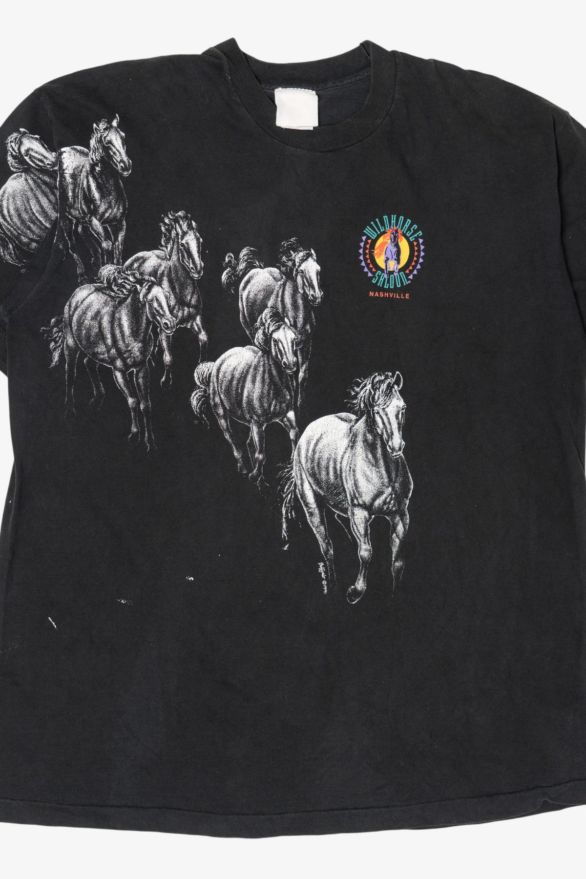 Vintage Wildhorse Saloon Nashville Horses T-Shirt (1990s)