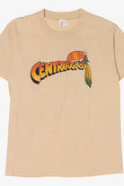 Vintage Beige "Centrifuge '85" Single Stitch T-Shirt (1980s)