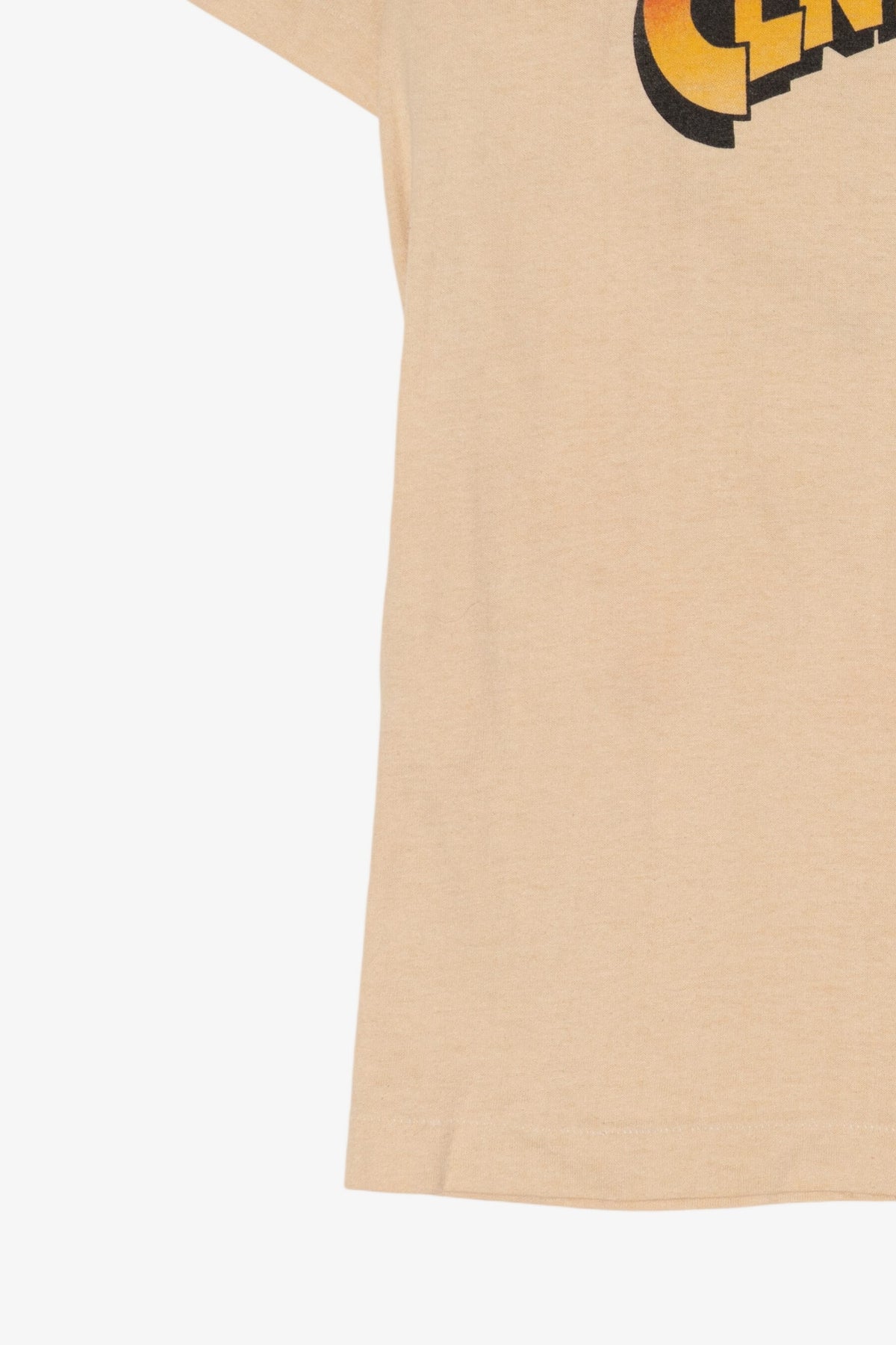 Vintage Beige "Centrifuge '85" Single Stitch T-Shirt (1980s)