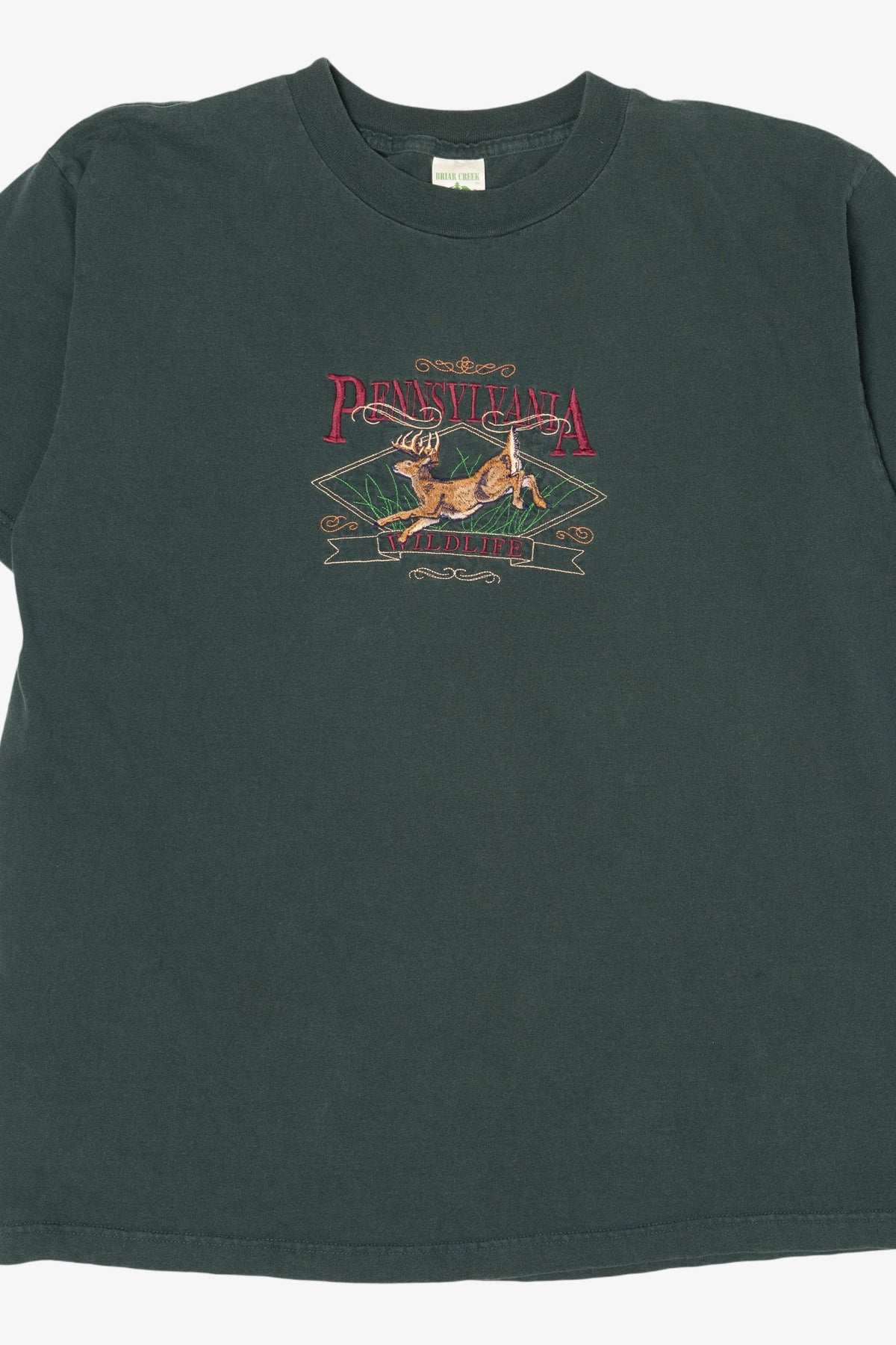 Vintage Embroidered Pennsylvania Wildlife Deer T-Shirt (1990s)