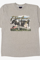 Vintage Gray Phat Farm Cow T-Shirt (2000s)