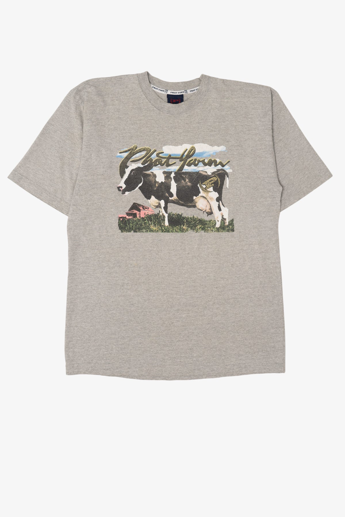 Vintage Gray Phat Farm Cow T-Shirt (2000s)