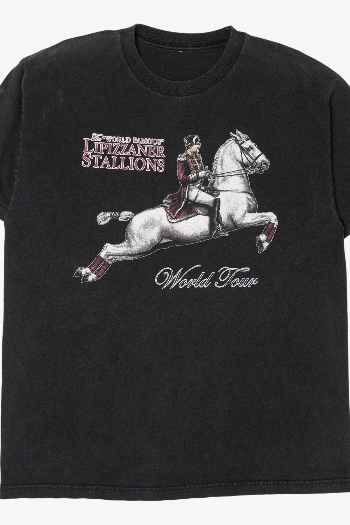 Vintage World Famous Lipizzaner Stallions World Tour T-Shirt (1990s)