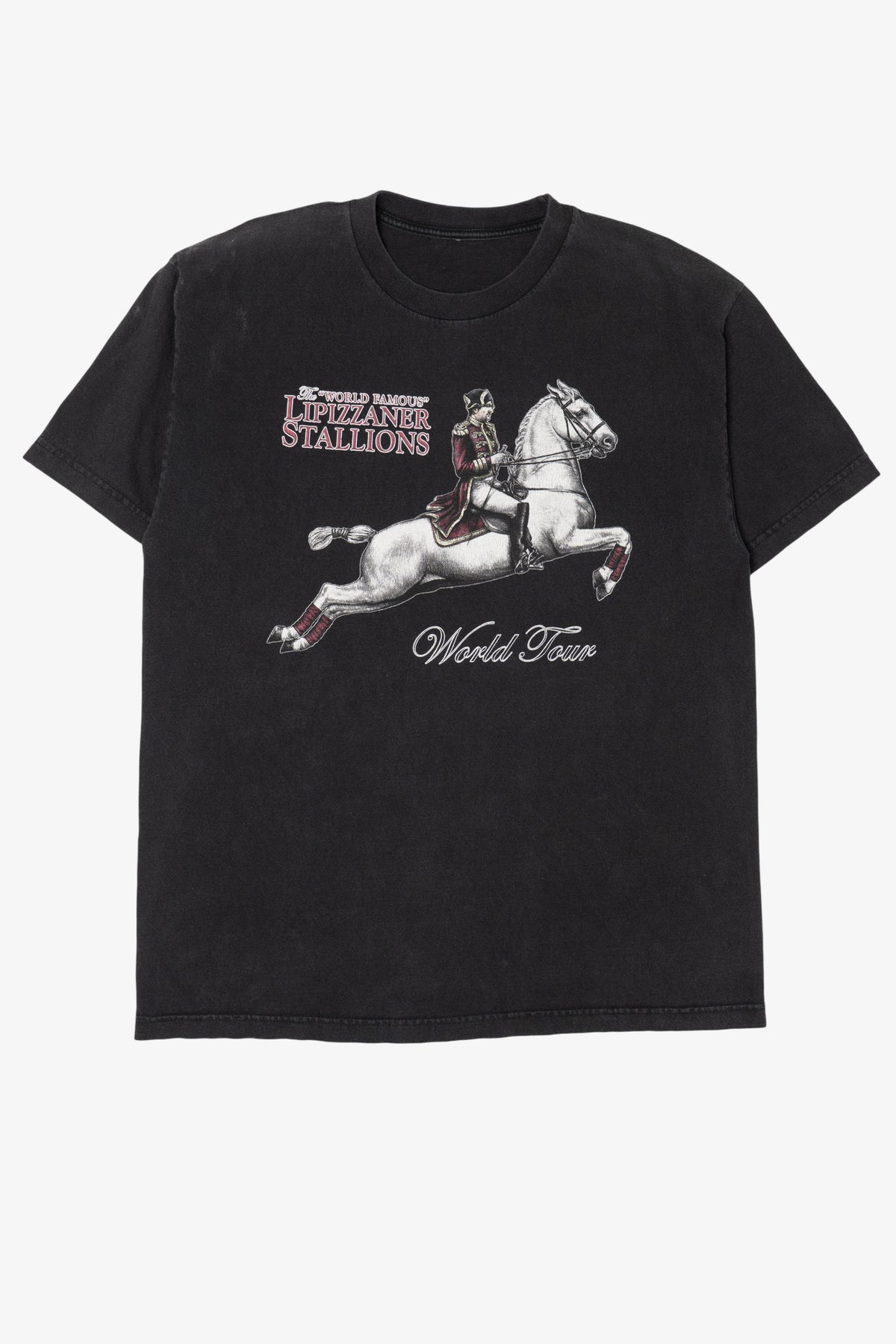 Vintage World Famous Lipizzaner Stallions World Tour T-Shirt (1990s)