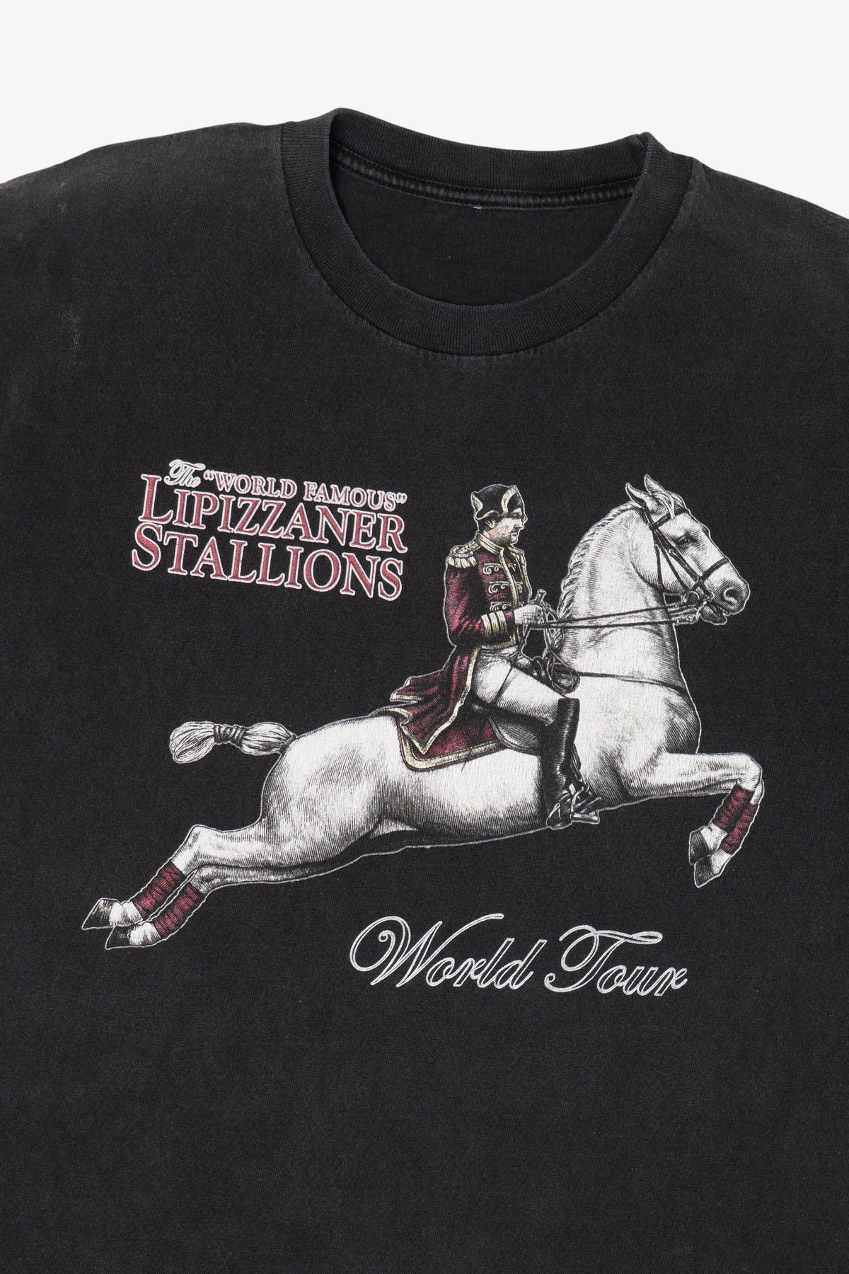 Vintage World Famous Lipizzaner Stallions World Tour T-Shirt (1990s)