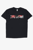Red Bird "Wings Up" Black T-Shirt (2020s)