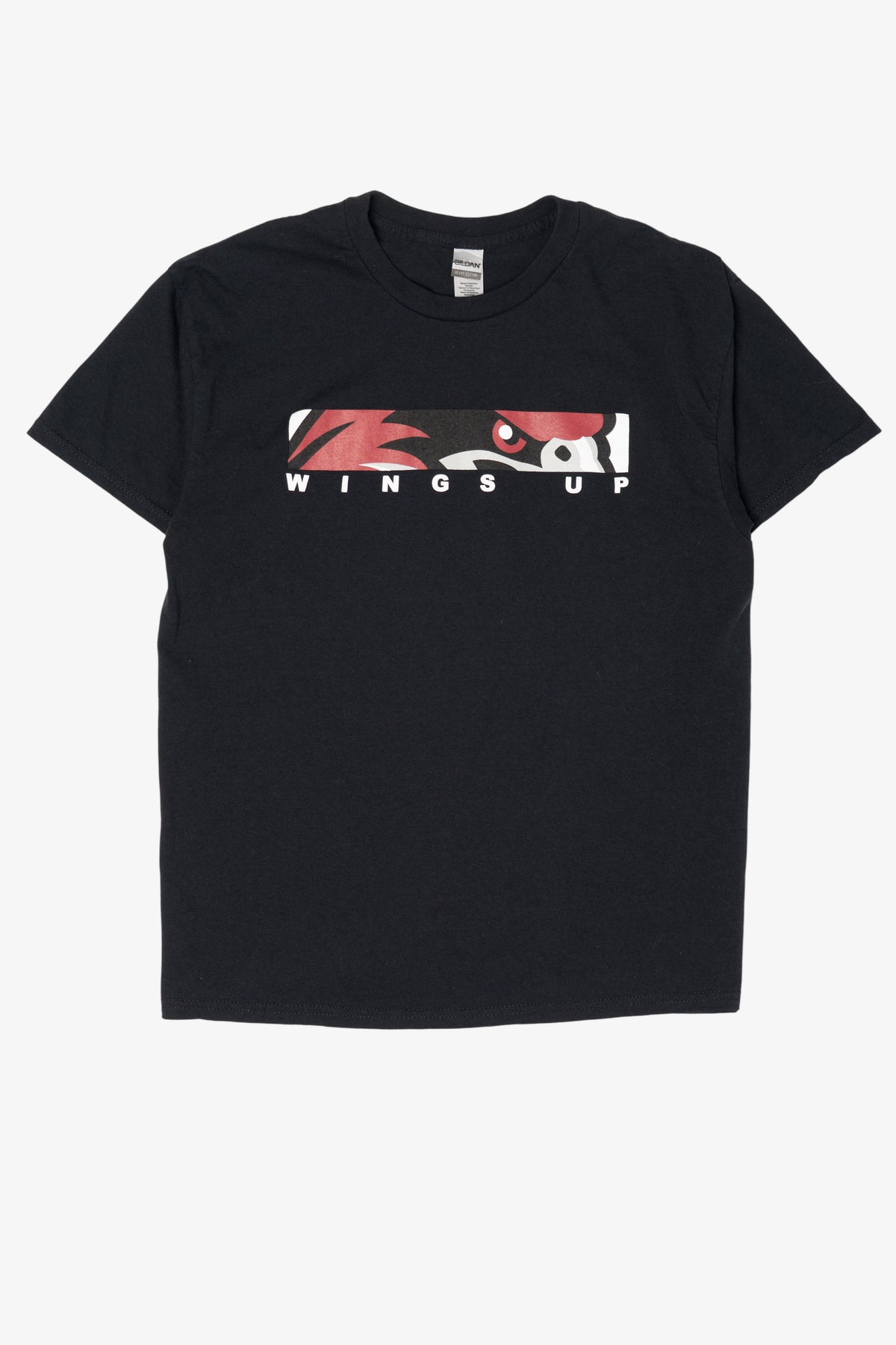 Red Bird "Wings Up" Black T-Shirt (2020s)