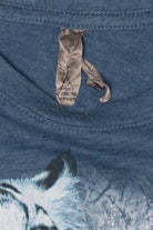 Blue Gladys Porter Zoo White Tiger T-Shirt (2010s)