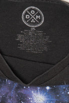 Wolf Spirit In Space Black T-Shirt (2010s)