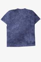 Blue Tie Dye Wolves In Dreamcatcher T-Shirt (2010s)