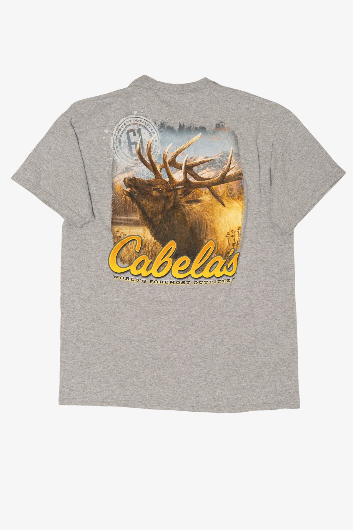 Light Gray Cabela's "World's Foremost Outfitters" T-Shirt (2010s)