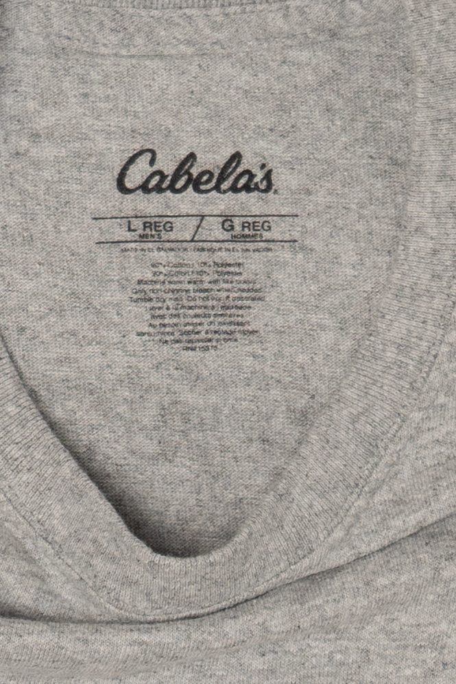 Light Gray Cabela's "World's Foremost Outfitters" T-Shirt (2010s)