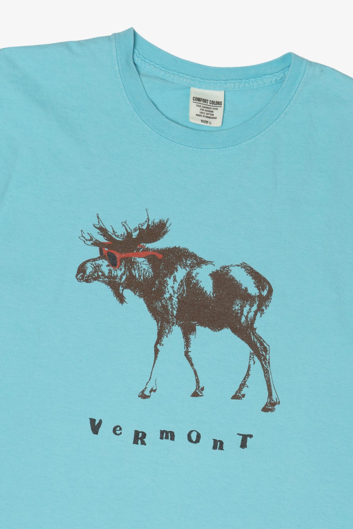 Aqua Moose With Sunglasses "Vermont" T-Shirt (2010s)