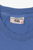 Vintage Blue Astronaut Cats Kennedy Space Center T-Shirt (1990s)