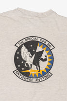 Vintage "Pave Hawg" 71st Special Ops SQ Military Single Stitch T-Shirt (1990s)