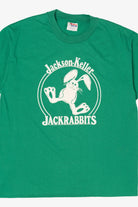 Vintage Green Jackson-Keller Jackrabbits T-Shirt (1990s)