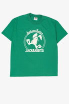 Vintage Green Jackson-Keller Jackrabbits T-Shirt (1990s)