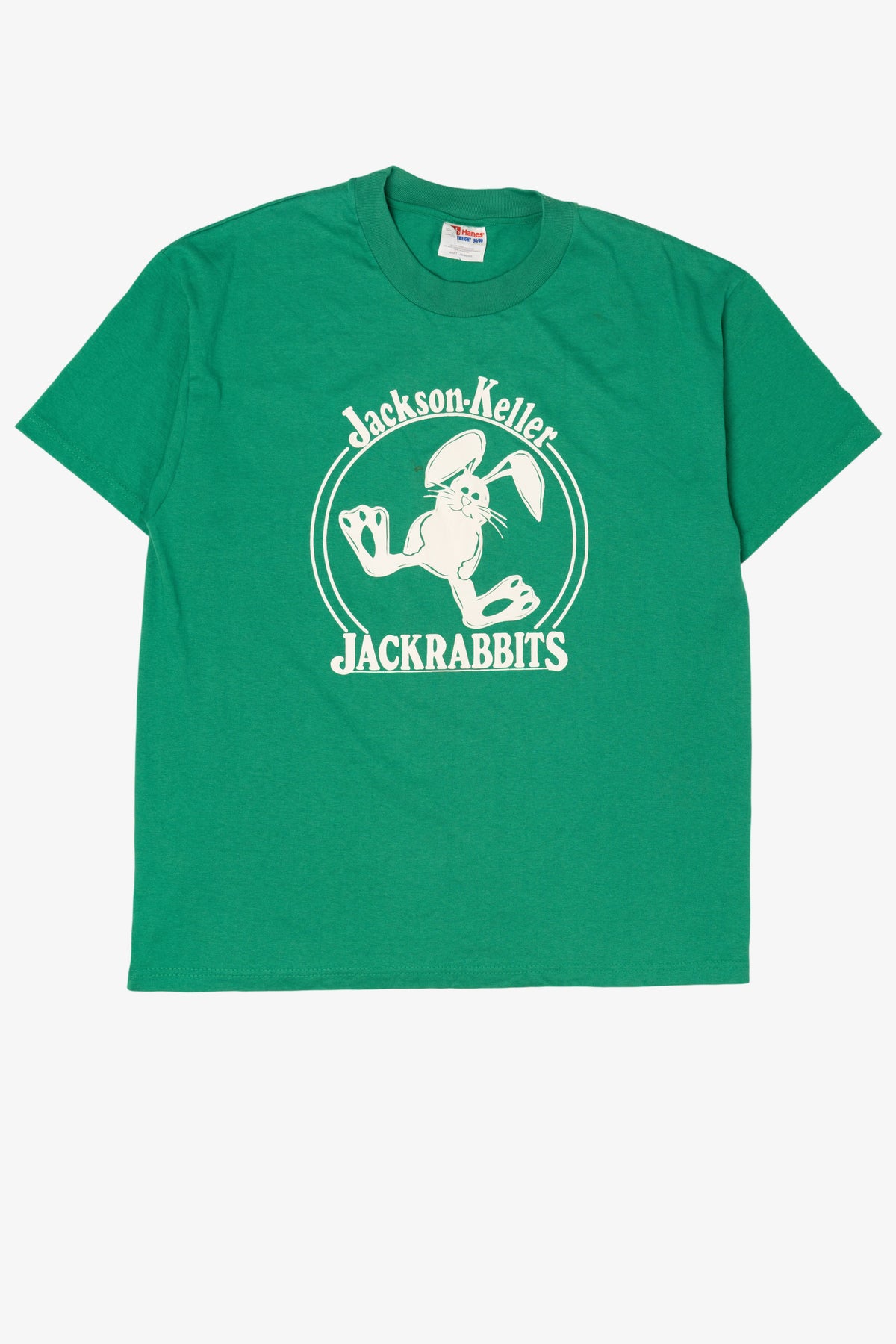 Vintage Green Jackson-Keller Jackrabbits T-Shirt (1990s)