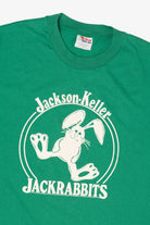 Vintage Green Jackson-Keller Jackrabbits T-Shirt (1990s)