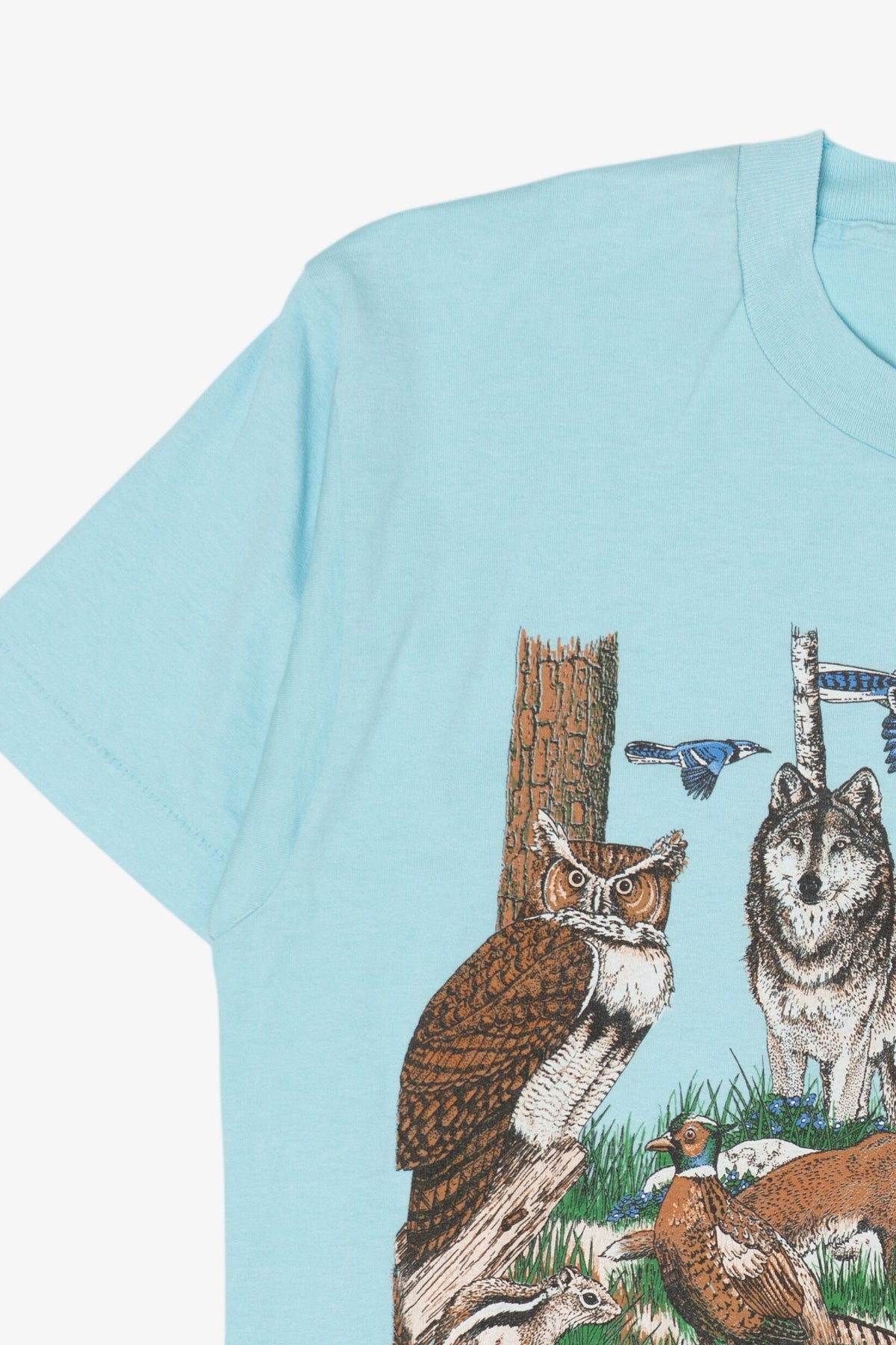Vintage Wildlife Animals "Madden's In Minnesota" Single Stitch T-Shirt (1980s)
