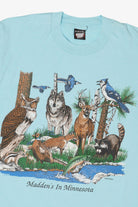 Vintage Wildlife Animals "Madden's In Minnesota" Single Stitch T-Shirt (1980s)