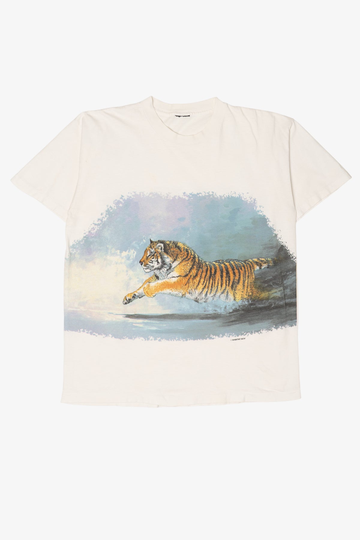 Vintage Tiger Wrap Around Single Stitch T-Shirt (1990s)