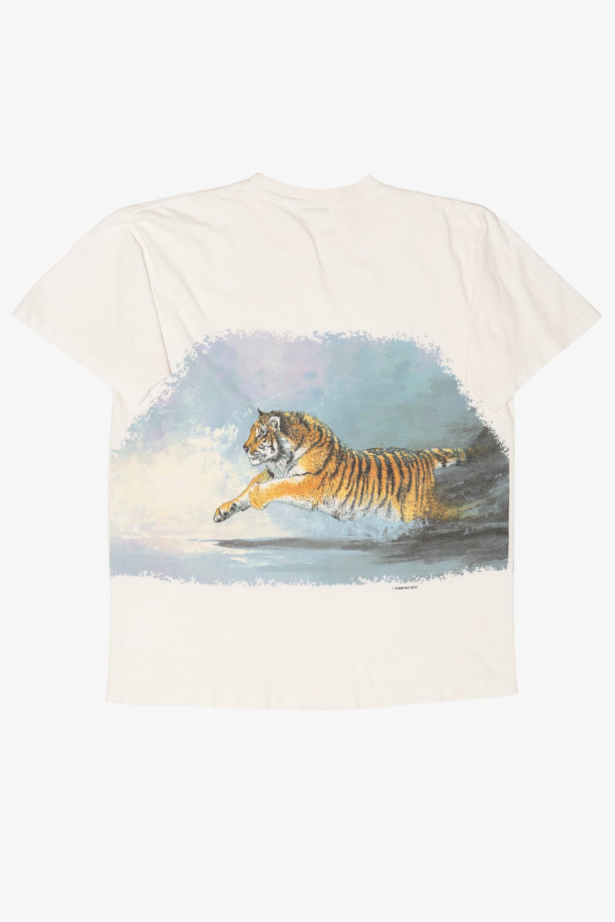 Vintage Tiger Wrap Around Single Stitch T-Shirt (1990s)