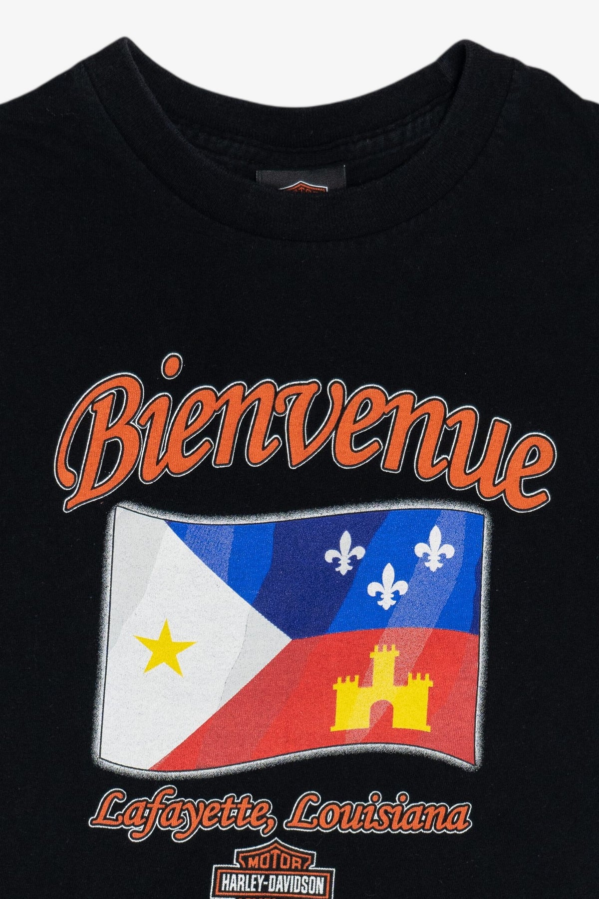 Harley Davidson "Bienvenue" Alligator "Lafayette, LA" T-Shirt (2010s)