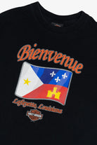 Harley Davidson "Bienvenue" Alligator "Lafayette, LA" T-Shirt (2010s)