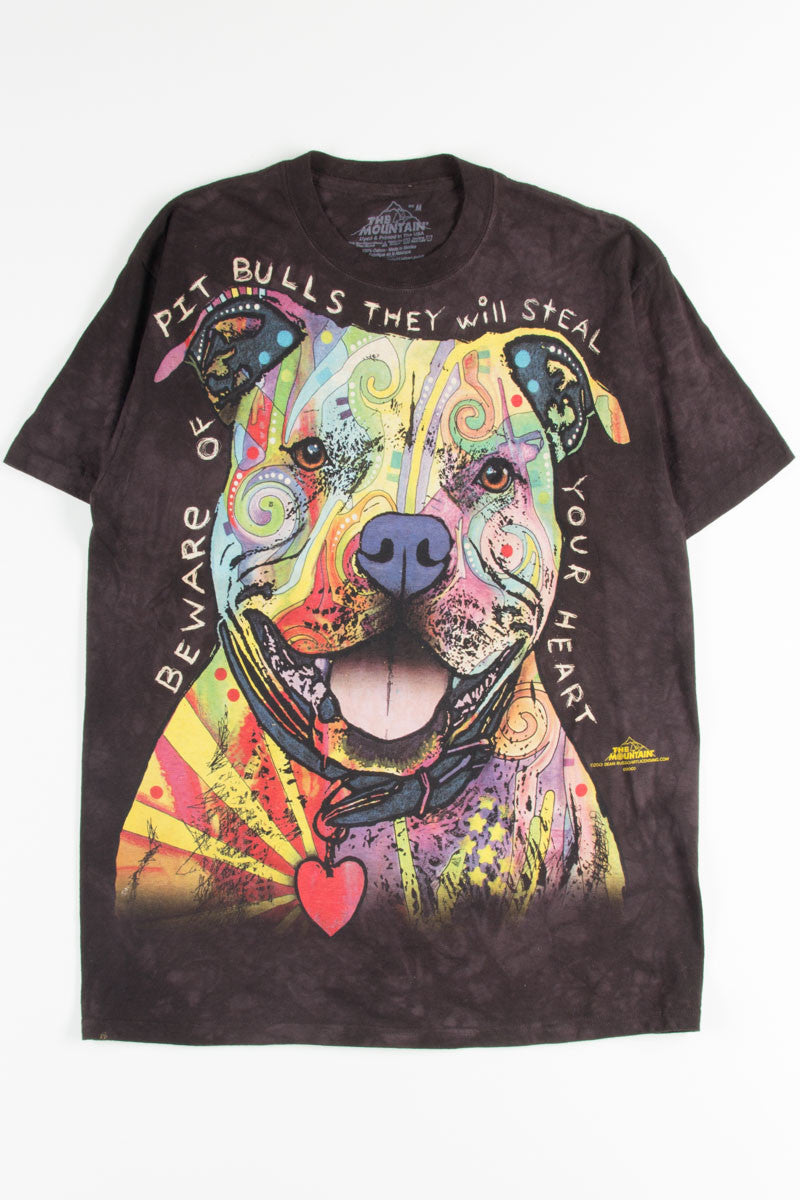 Beware of Pit Bulls Tie Dye T-Shirt