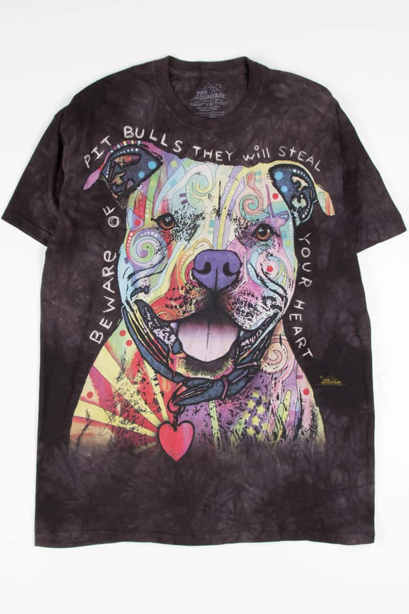 Beware of Pit Bulls Tie Dye T-Shirt 2