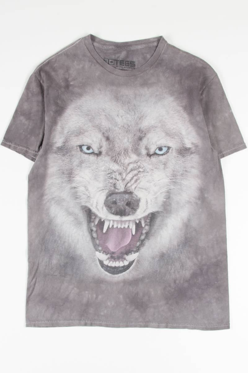 Snarling Wolf Tie Dye T-Shirt