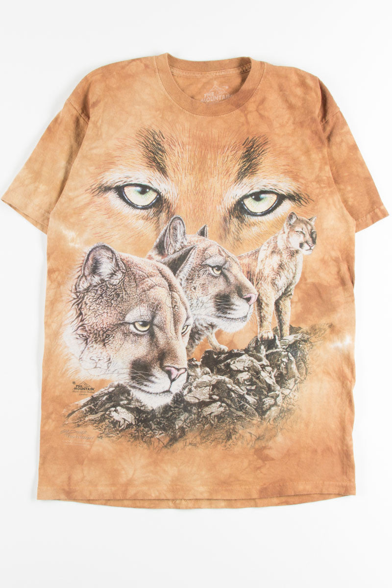 Cougar Puzzle Tie Dye Tee